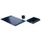 Dacasso Navy Blue 3-Piece Leather Desk Set, Bonded Leather DF-5037 - alternate 2